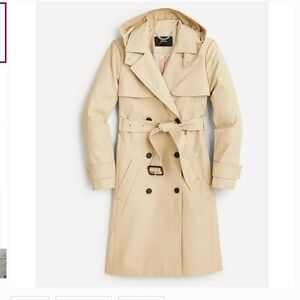 J.Crew New Icon Trench Coat Vintage Khaki Women’s size 22